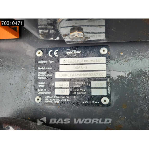 2021 دووسان DX63-3-45721400