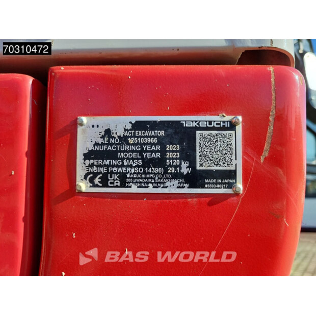 2023 TAKEUCHI TB250-2-45721537