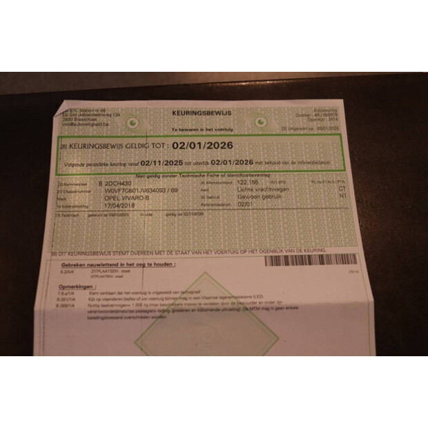 2018 Opel VIVARO-B-45735530