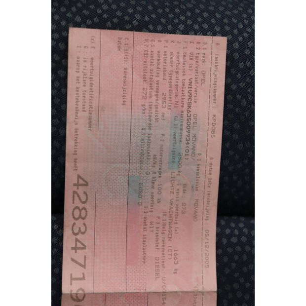 2005 أوبل Movano-45736288