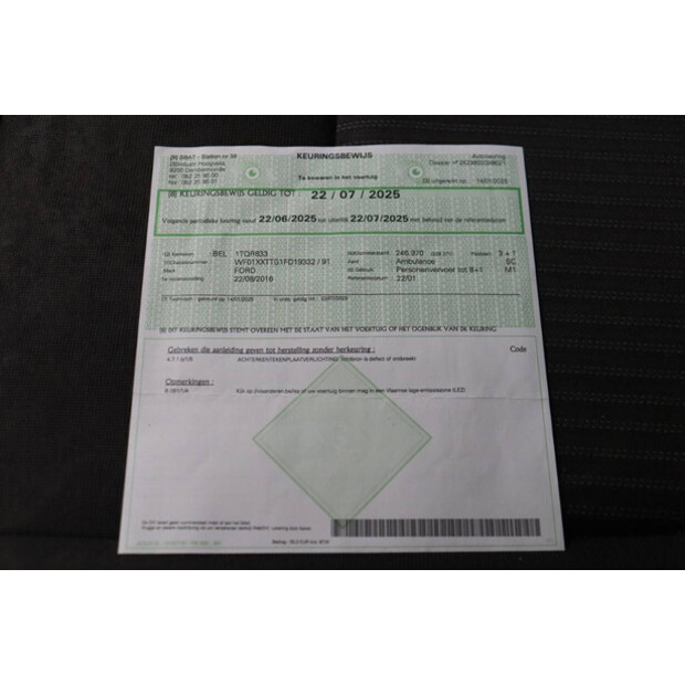 2016 Ford TRANSIT CUSTOM-45737233