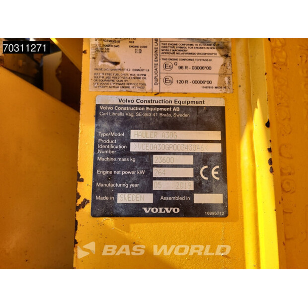 2019 Volvo A30G-45738355