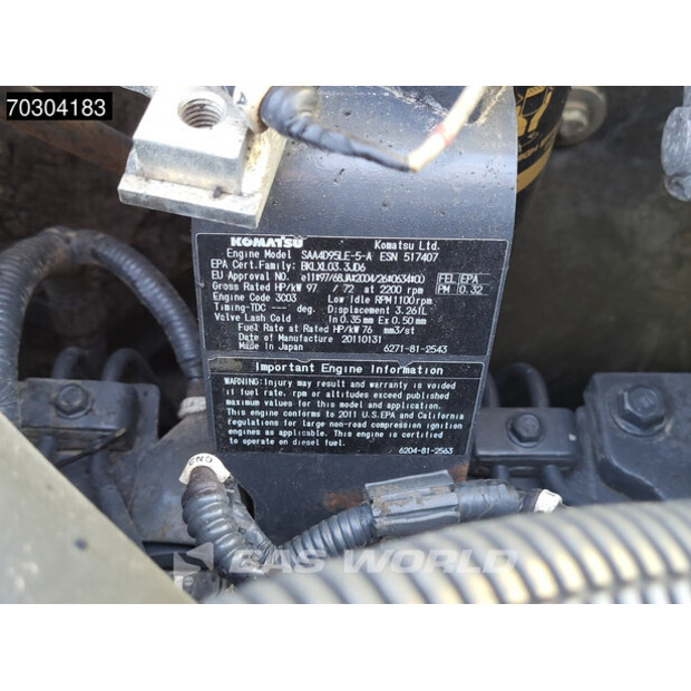 2011 Komatsu PW118MR-8-45742291