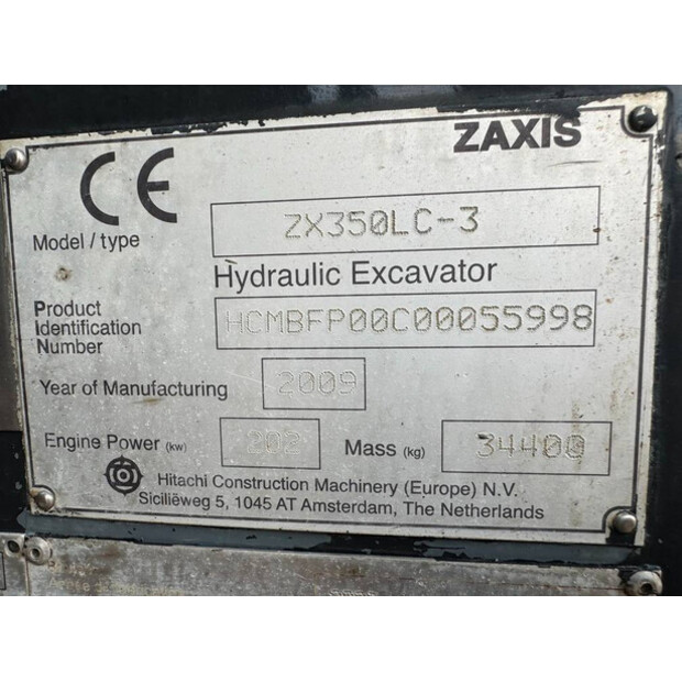 2009 Hitachi ZX350LC-3-45758004