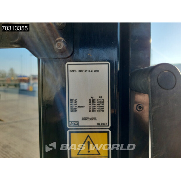 2016 Caterpillar M314F-45759567