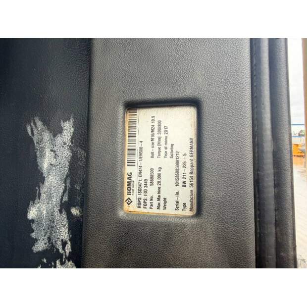 2017 BOMAG BW213D-5-45762329