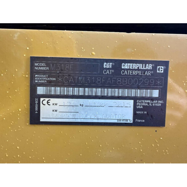 2015 Caterpillar M318F-45762792