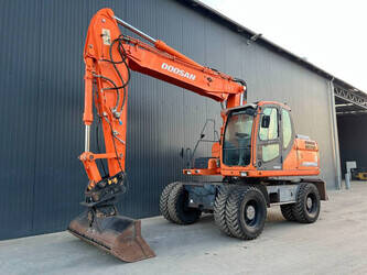 Image for WHEELED EXCAVATORS 2010 Doosan DX170W for Sale in Belgium