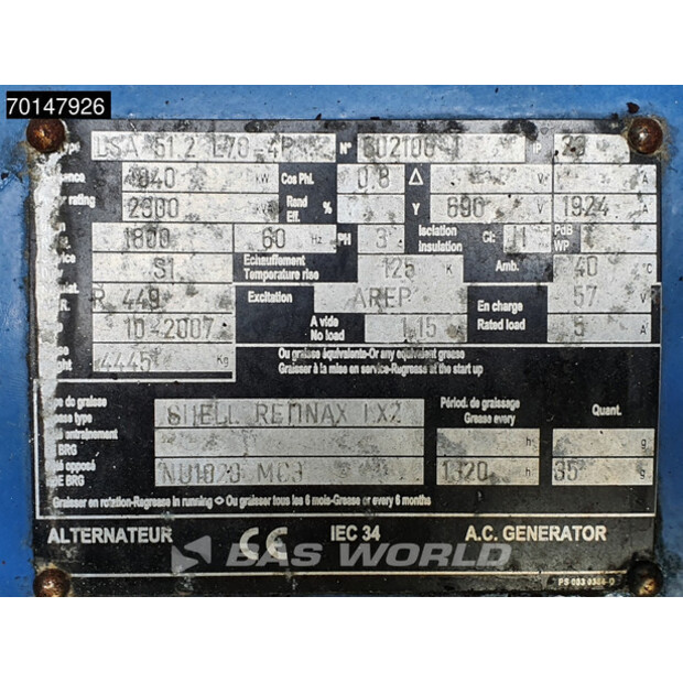 2007 Sdmo 51.2L70-4P-45763345