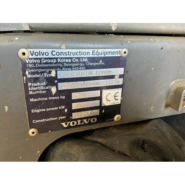 2017 Volvo ECR88D-45779063