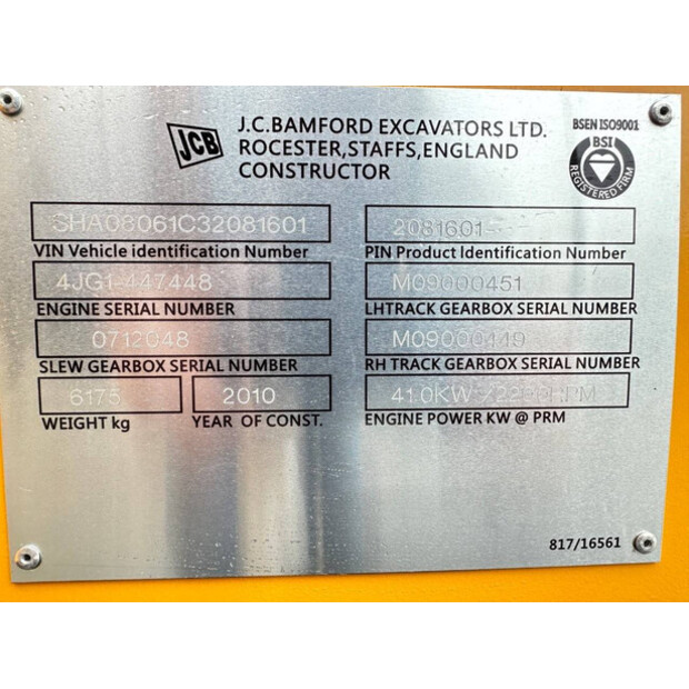 2010 جيه سي بي 8061-45781560