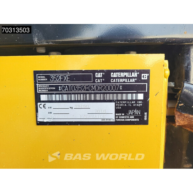 2018 Caterpillar 352F XE-45782704