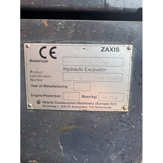 2013 Hitachi ZX350LC-5B-45809761