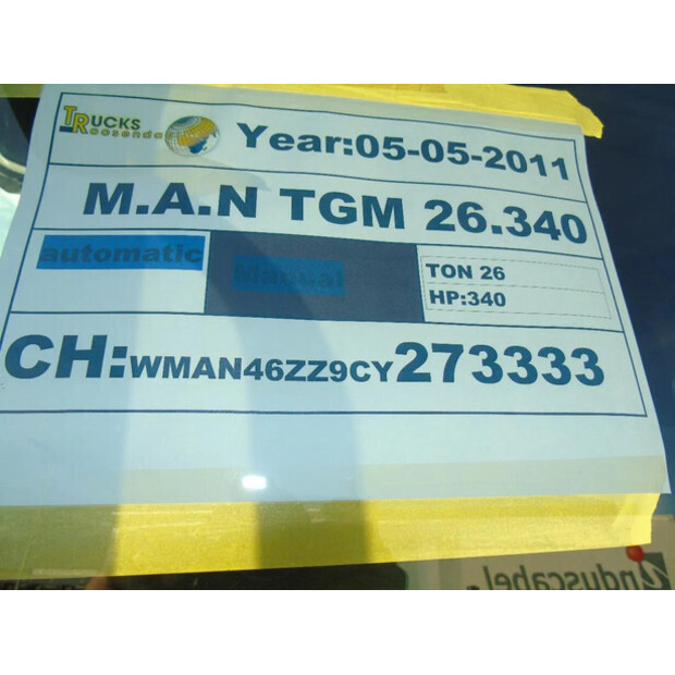 2011 MAN TGM-45810299