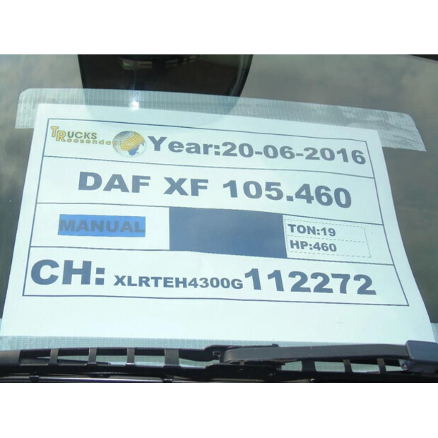 2016 DAF XF 460-45815450