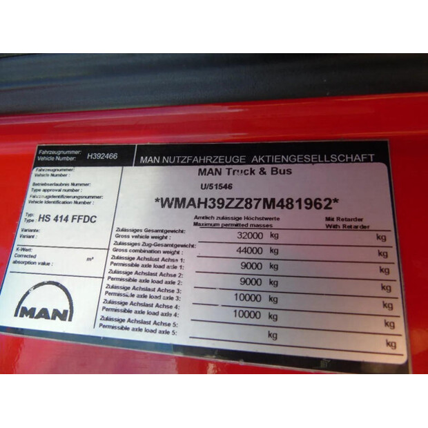 2007 مان TGA 41.440-45821858