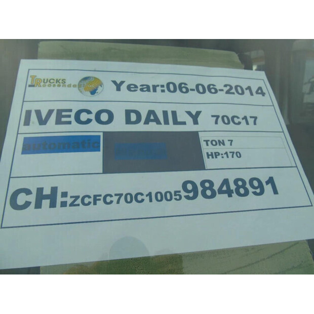 2016 Iveco Daily 70-45822741