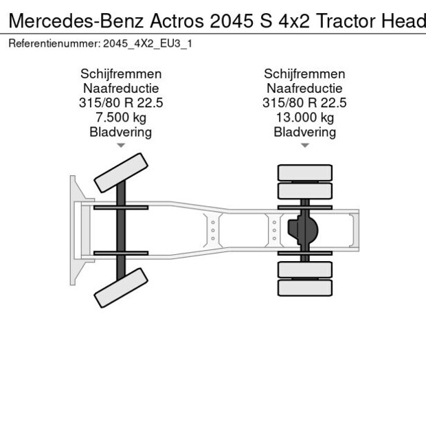 2025 Mercedes-Benz Actros 2045-45823883