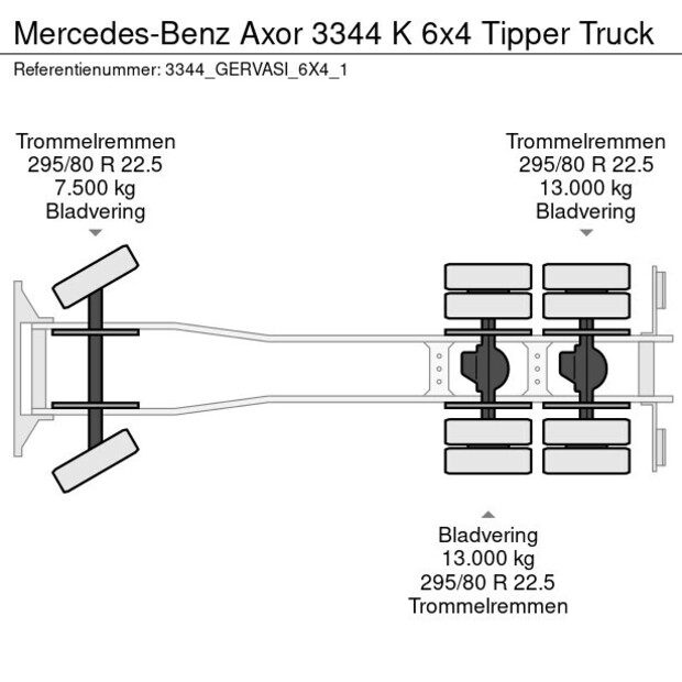 2025 Mercedes-Benz Axor 3344-45823908