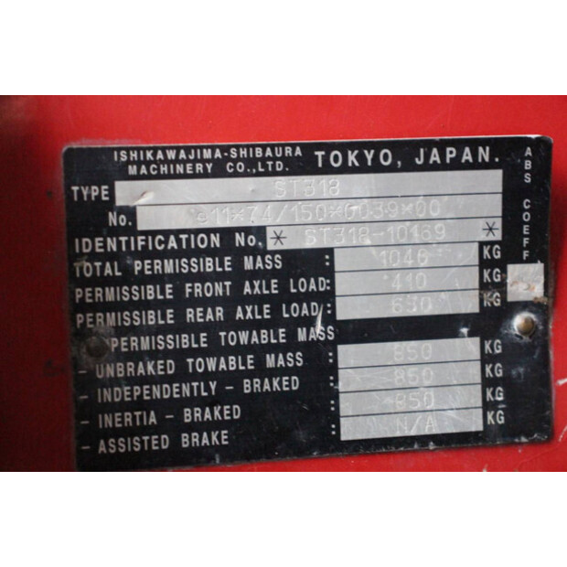 2006 Shibaura ST318 HS-45824884