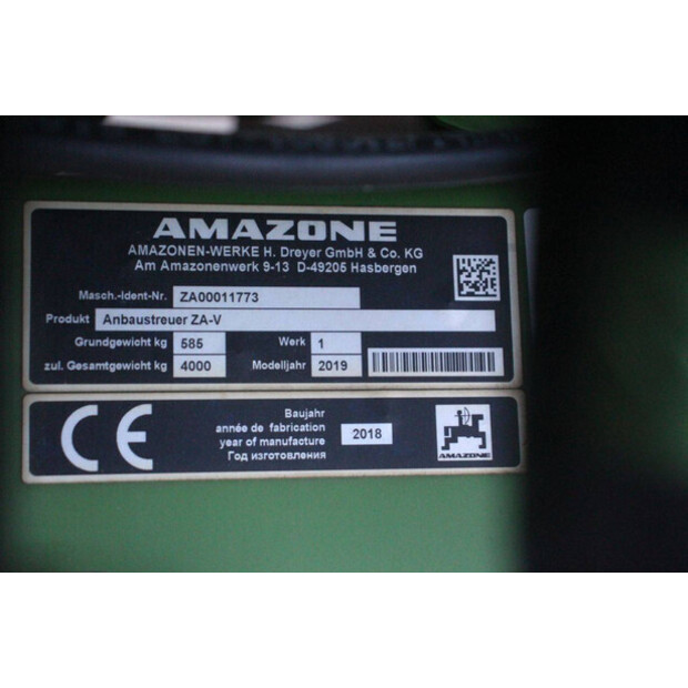 2018 Amazone ZA-V 3200-45825412