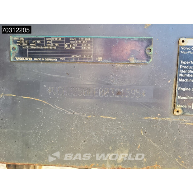 2019 Volvo EC250ENL-45825980