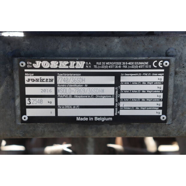 2016 Joskin 7740/36SDH-45827493