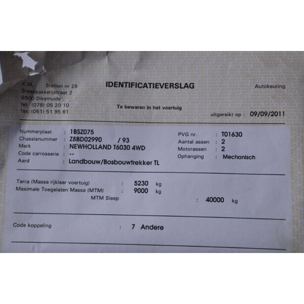 2010 New Holland T6030-45828106