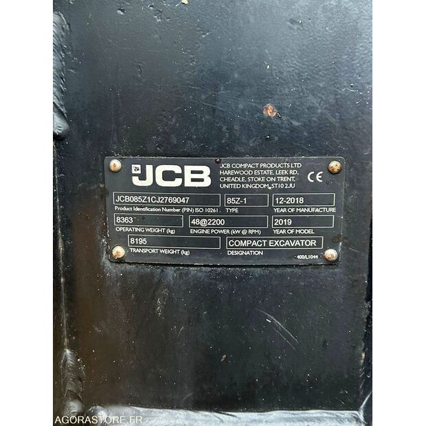 2019 JCB 85Z-1-45842489
