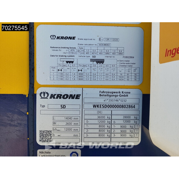 2018 Krone SD-45844994