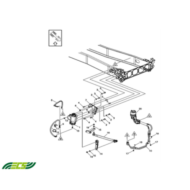 Volvo Steering Box-45845876