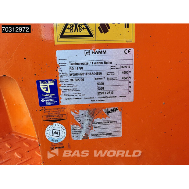 2019 HAMM HD 14 VV-45846694