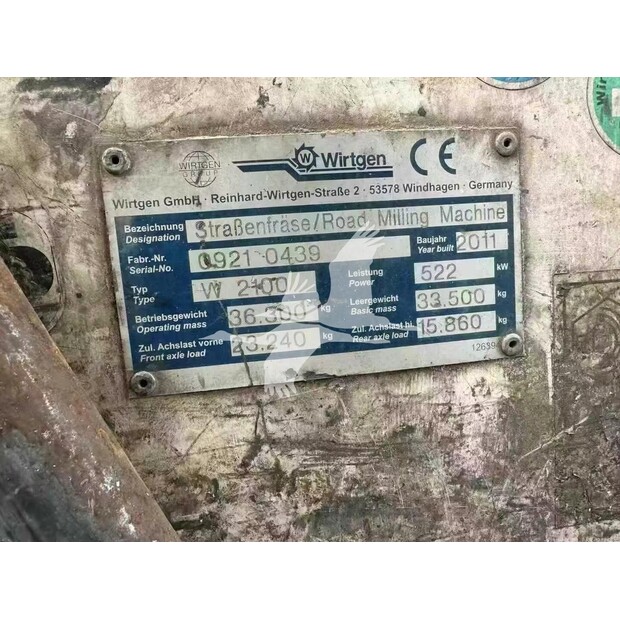 2011 Wirtgen W2100-45857518
