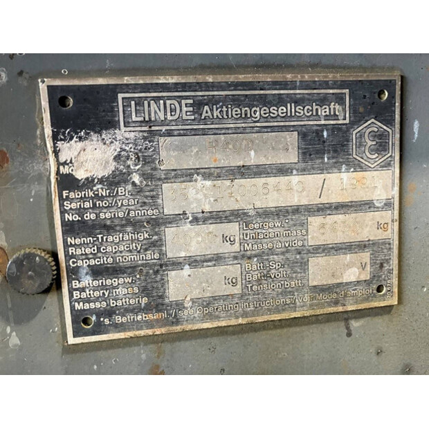 1991 Linde H40D-45861904
