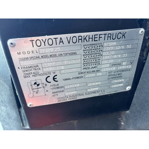 2005 Toyota 7FBMF25-45862305