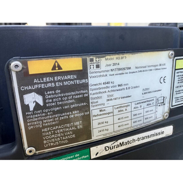 2014 Hyster H3.0FT-45862665