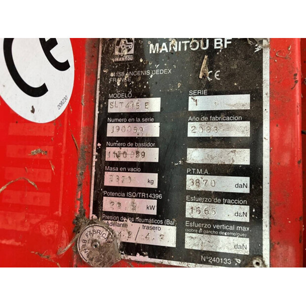 2003 Manitou SLT 415 E-45863224