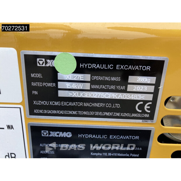 2023 XCMG XE27E-45870261