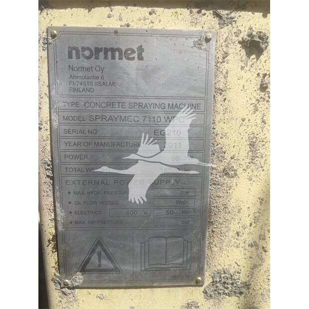2011 Normet SPRAYMEC 7110 WPC-45879322