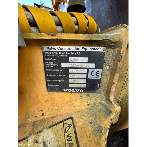 2003 Volvo A25D-45884241