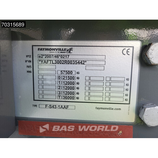 2026 Faymonville F-S43-1AAF-45888397