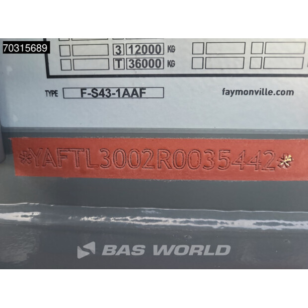 2026 Faymonville F-S43-1AAF-45888399