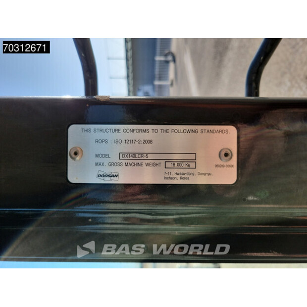 2019 Doosan DX140 LCR-5-45888984
