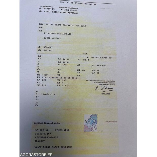 2001 رينو Kerax-45903593