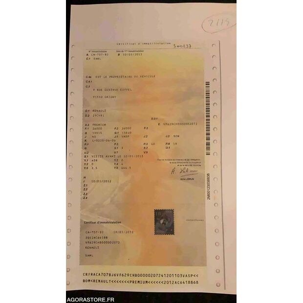 2012 Renault PREMIUM-45904203