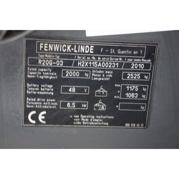 2010 ليندي R20G-03-45909439