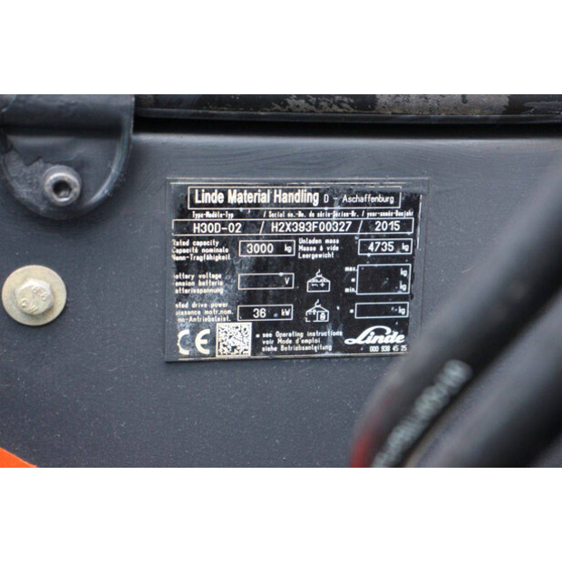 2015 Linde H30D-02-45910822