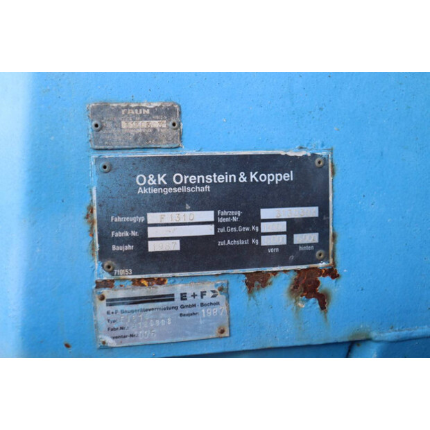 1987 O & K F1310-45911151