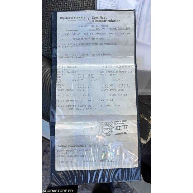 2002 سوزوكي Samurai-45925250