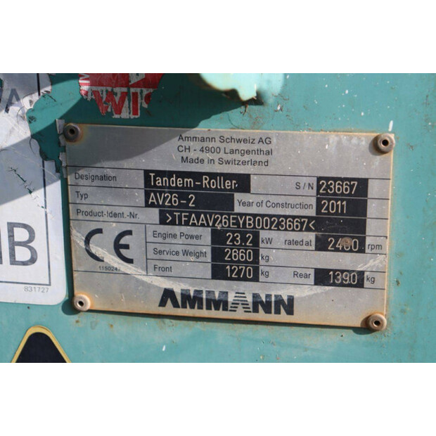 2011 AMMANN AV26-2-45926965